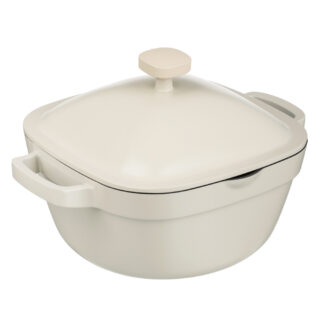 МУЛОН, кастрюля с крышкой, 3 л, литой алюминий, для всех типов плит, бежевый
