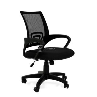 ОФИС К-695, кресло рабочее, сиденье черное, черный, газлифт