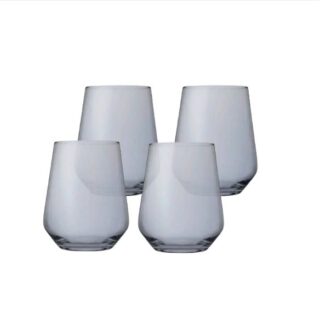 АЛЛЕГРА ГРЕЙ, набор стаканов, 435 мл, 4 шт, серый