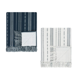 НЭВИ, плед/покрывало, 200х220 см, хлопок 100%, 2 дизайна