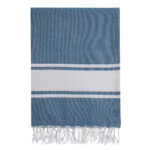 САММЕР, плед, 180х170 см, 75% хлопок, 25% пэ, синий