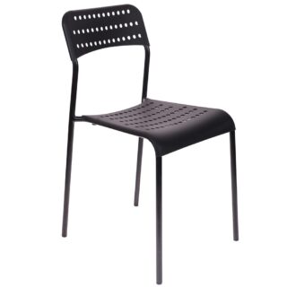 УНО, стул стопируемый, черный