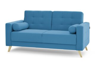 СКАНДИКА Норман Мини, диван-кровать, синий, рогожка