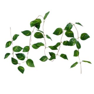 ФЕЙКА, лиана искусственная, листья с полоской, 250 см