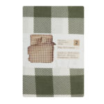 ПРОВАНС, комплект постельного белья, 2 сп, 100% хлопок, зеленая клетка