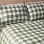 ПРОВАНС, комплект постельного белья, 2 сп, 100% хлопок, зеленая клетка