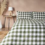 ПРОВАНС, комплект постельного белья, 2 сп, 100% хлопок, зеленая клетка